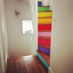 Escalera de colores