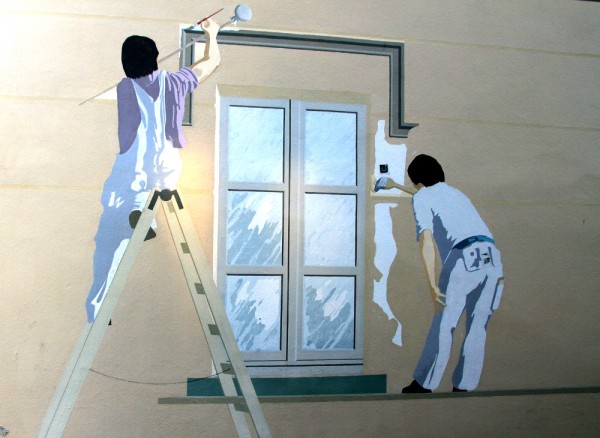Pintores en la pared