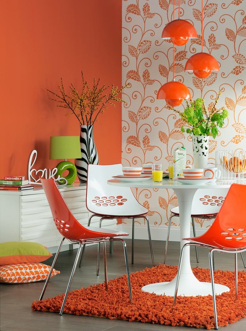 PintoMiCasa.comEl naranja en la decoración de interiores : PintoMiCasa.com