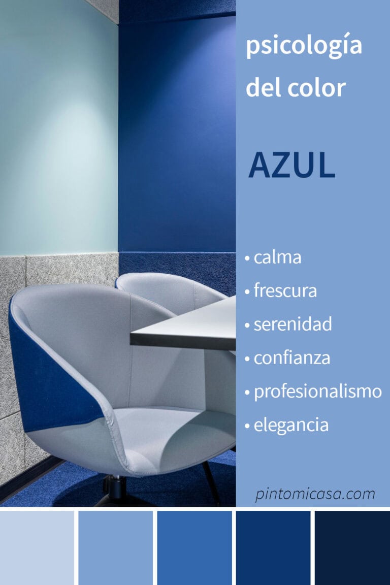 Psicología del color azul